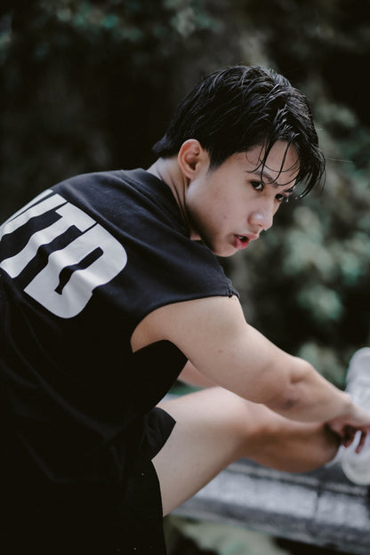 WTD Sleeveless Tee Black