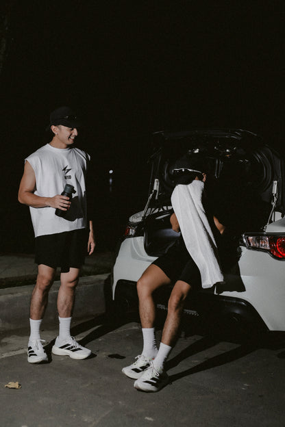 WTD Sleeveless Tee White