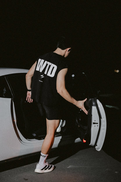 WTD Sleeveless Tee Black