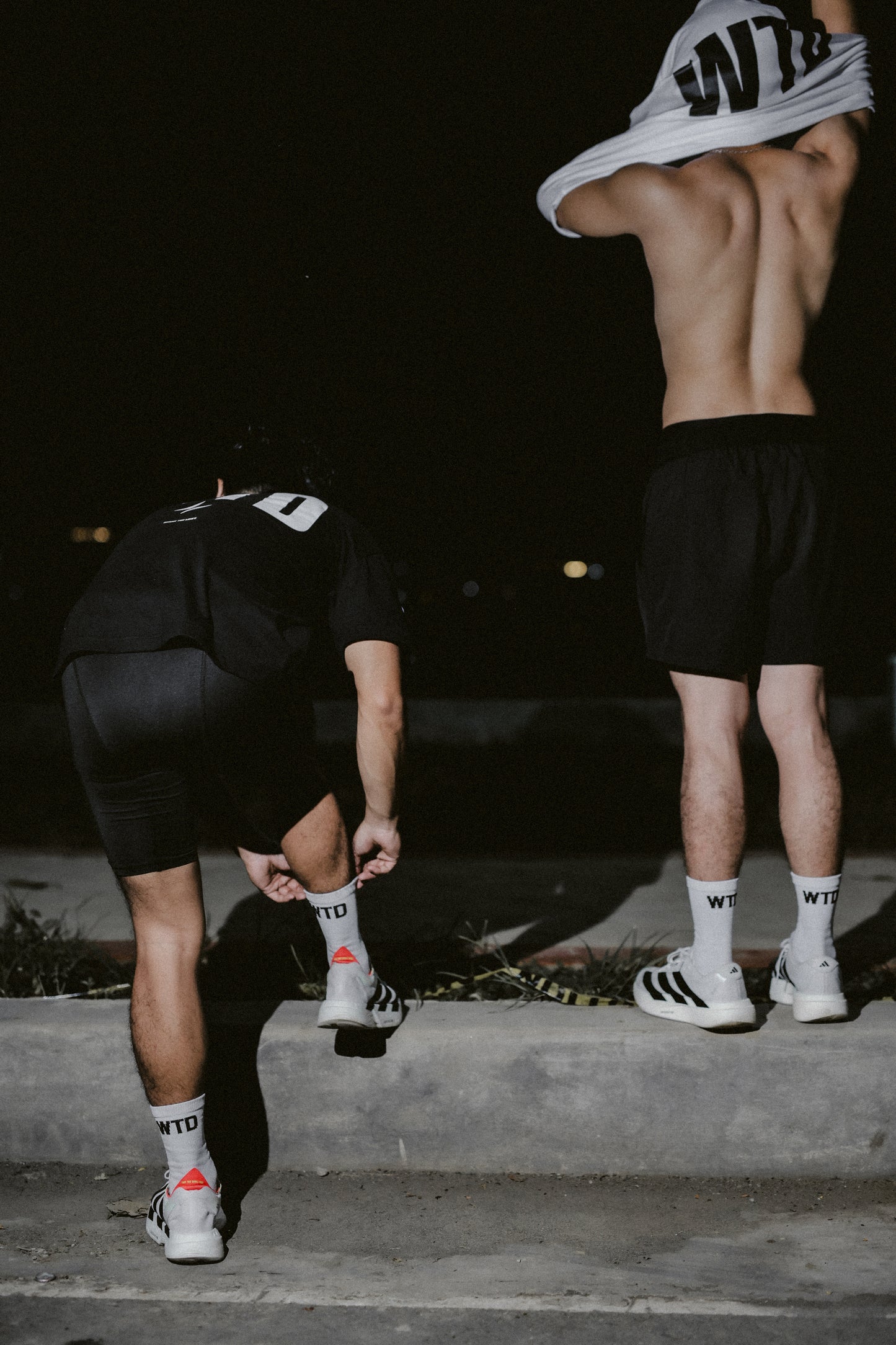 WTD Running Socks White