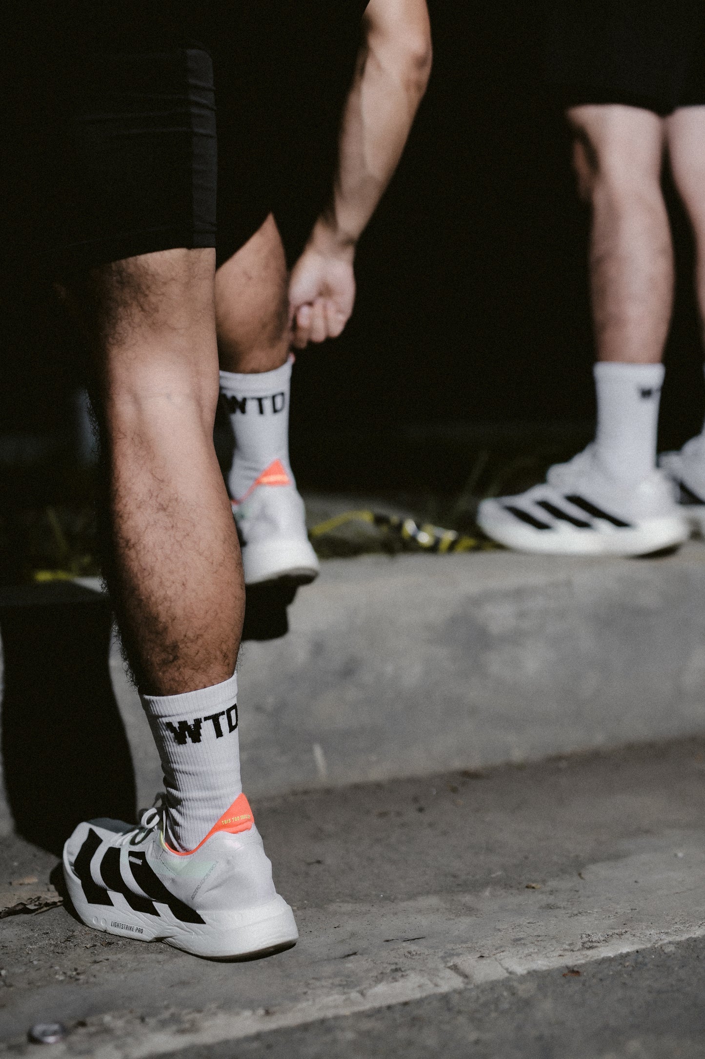WTD Running Socks White
