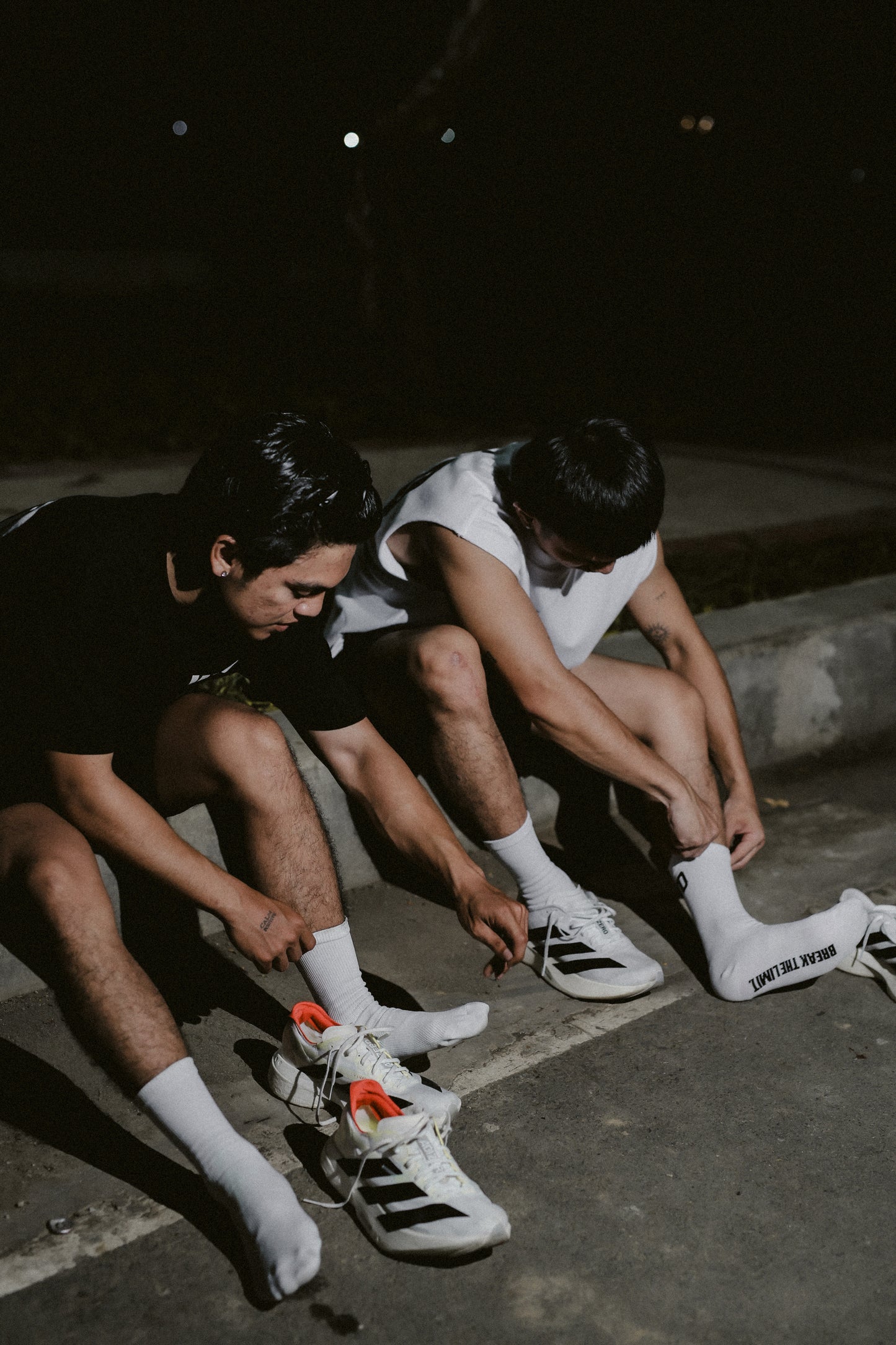WTD Running Socks White