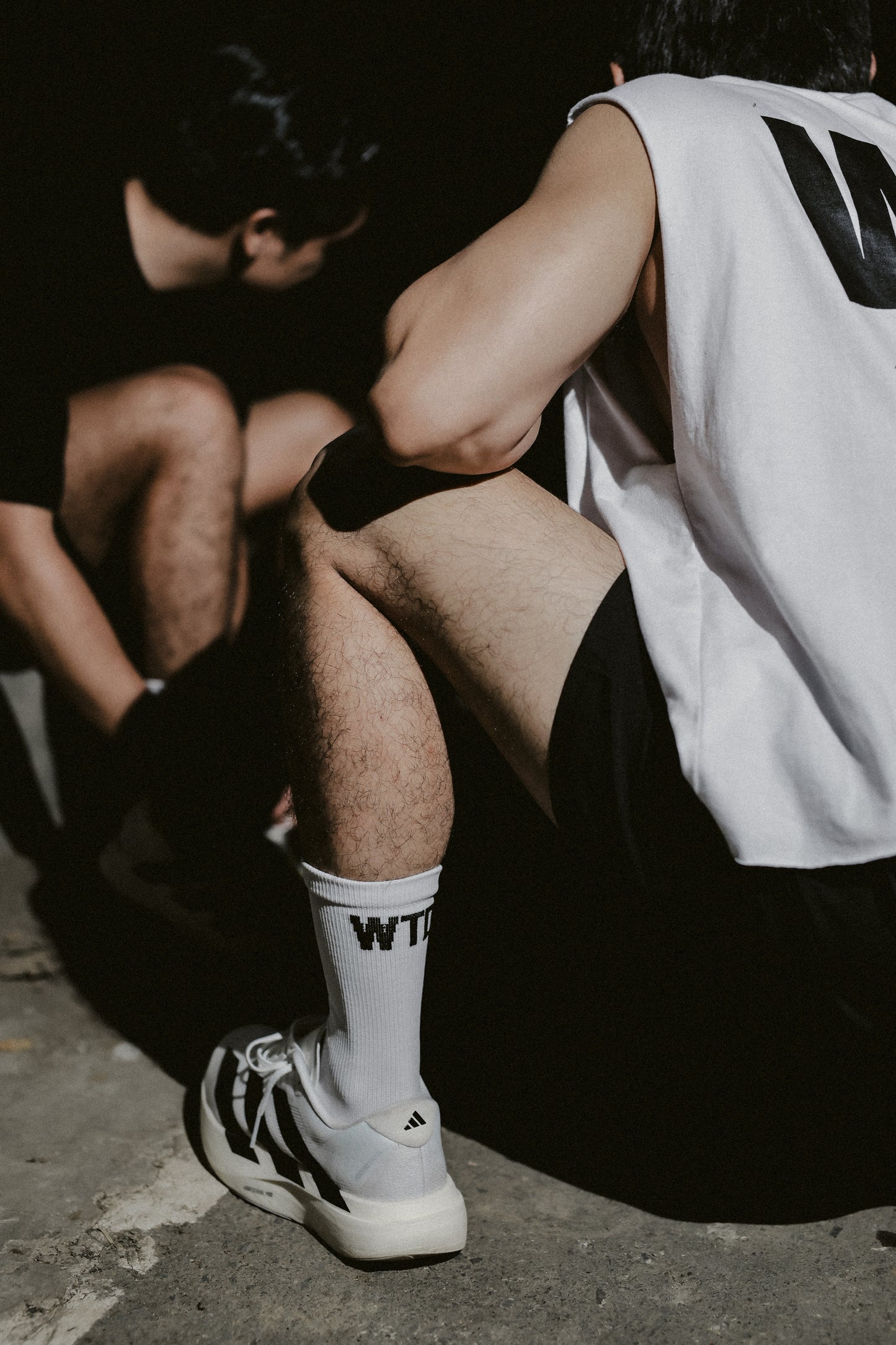 WTD Running Socks White