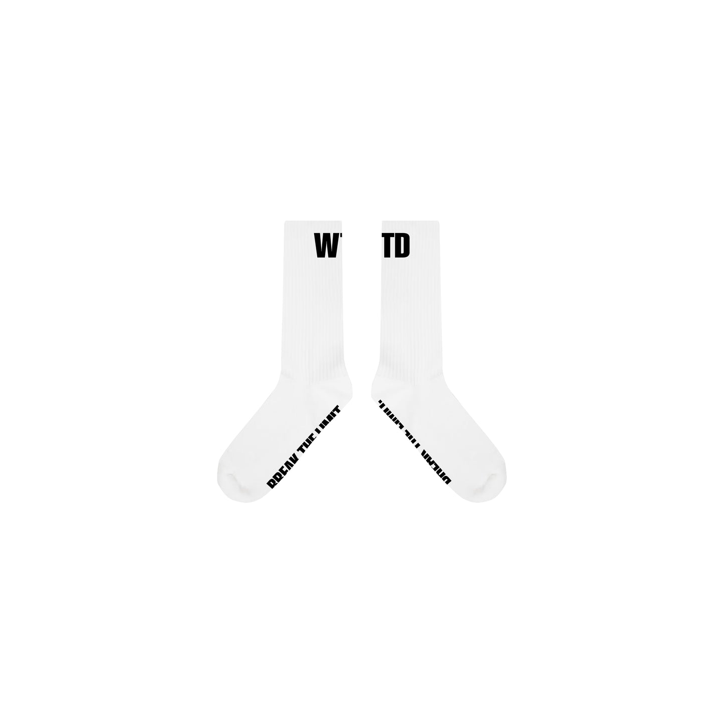 WTD Running Socks White