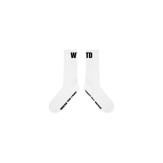 WTD Running Socks White