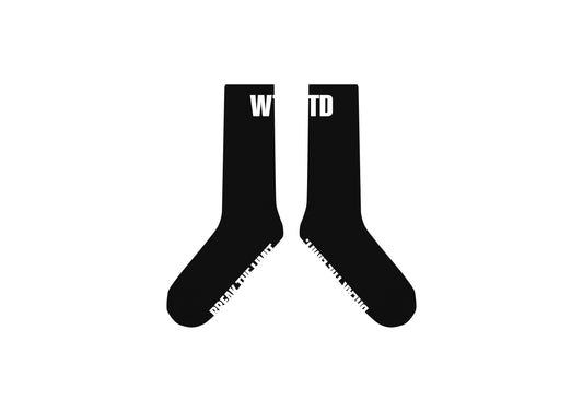 WTD Running Socks Black